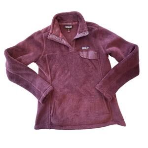 Patagonia Women's Re-Tool Snap-T Pullover Grape Purple Medium‎ Fleece